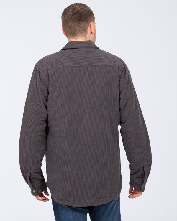 LONG QUILTED JACKET - CHARCOAL LONG QUILTED JACKET - CHARCOAL