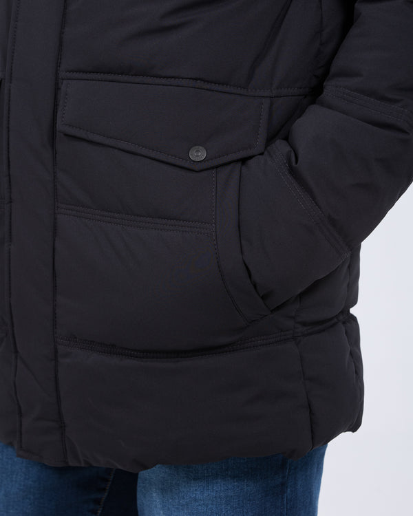 Cabano Tall Waterproof Padded Jacket (navy)