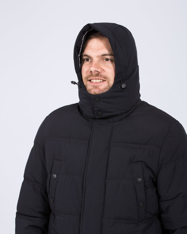 Cabano Tall Waterproof Padded Jacket (navy)