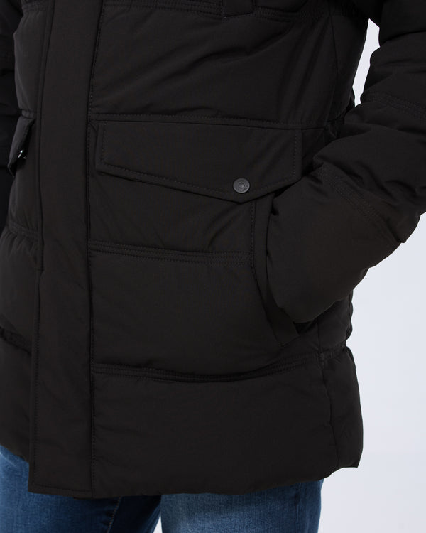 Cabano Tall Waterproof Padded Jacket (black)