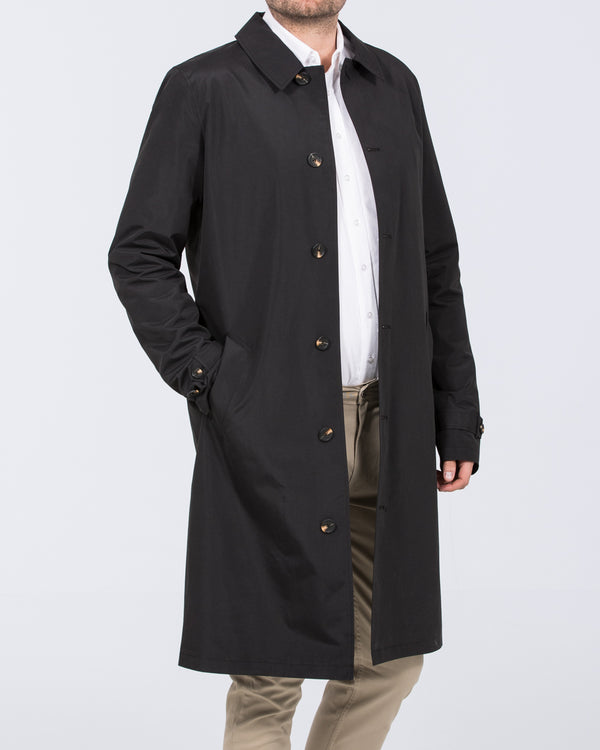 Grey Hawk Felix Tall Showerproof Rain Mac (black)