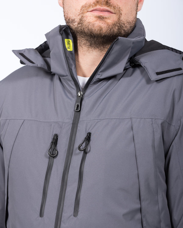 North 56 Tall Waterproof Rain Jacket (stone)