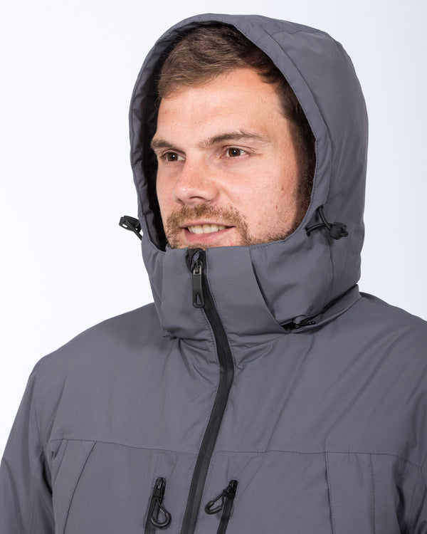 North 56 Tall Waterproof Rain Jacket (stone)