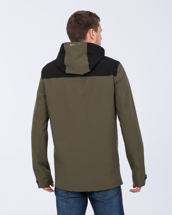 Redpoint Luke Tall Hooded Jacket (black/olive)