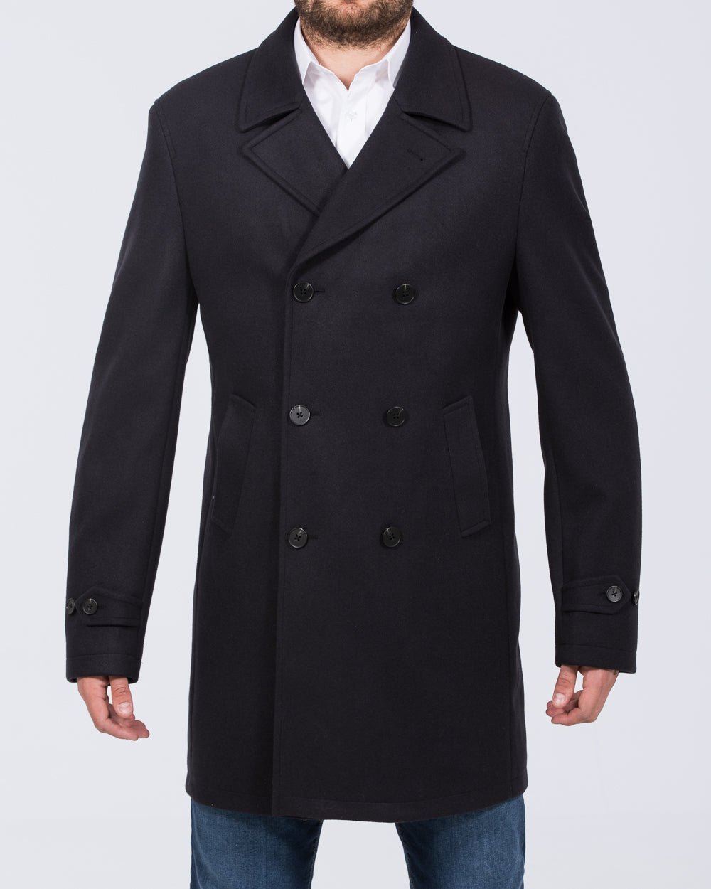 Skopes Russell Tall Mens Extra Long Peacoat navy Tall Mens Clothing 2tall