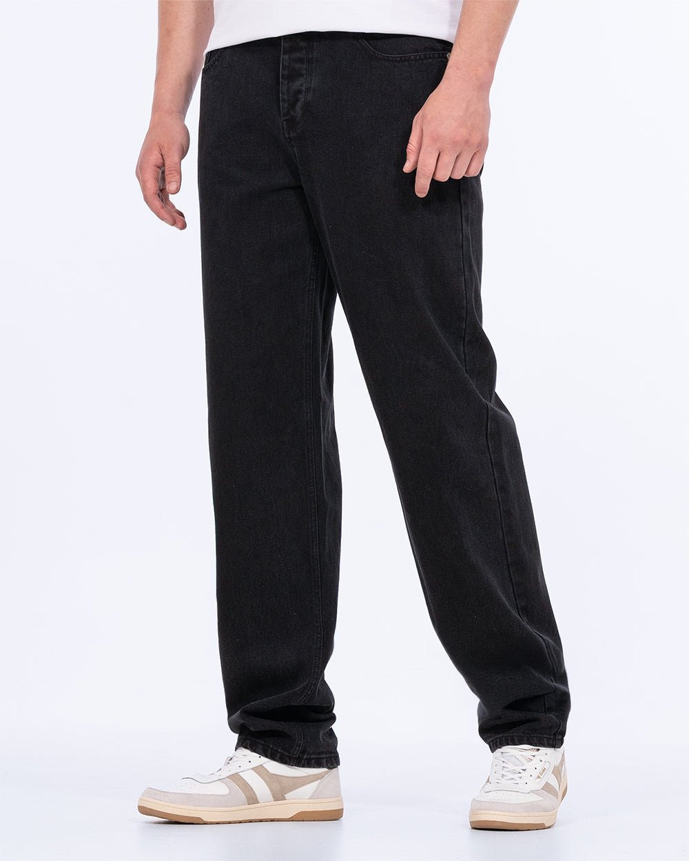 2t Davy Loose Fit Tall Mens Baggy Jeans (washed black) 36 38 40