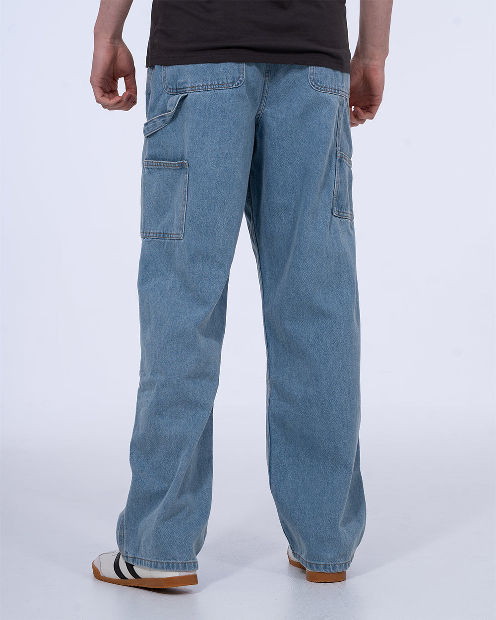 2t Blair Tall Mens Loose Fit Carpenter Jeans (light wash) | Tall
