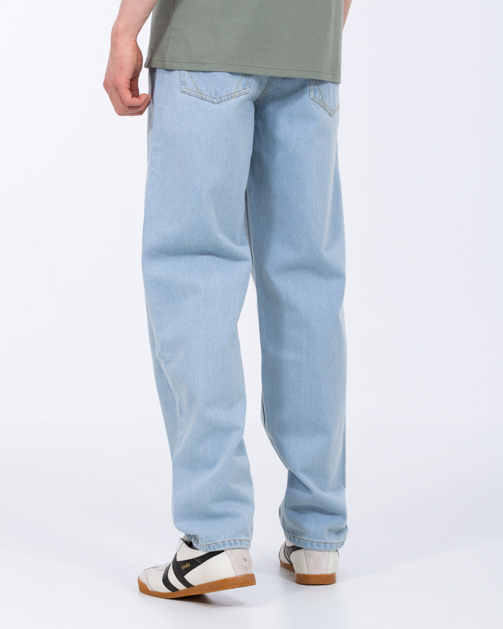 2t Davy Loose Fit Tall Mens Baggy Jeans (light wash) 36 38 40