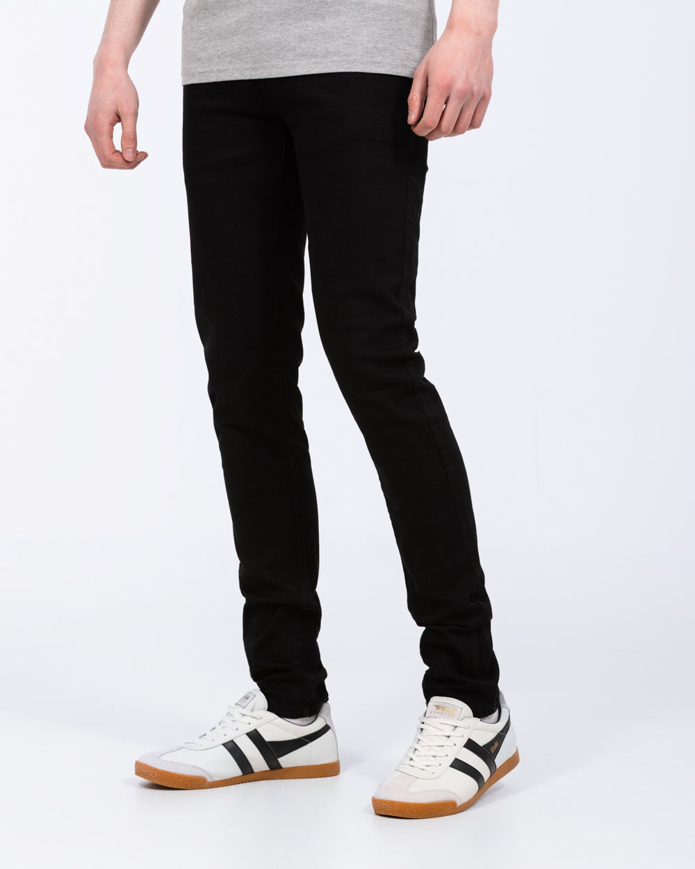 Slim Fit Tall Mens Extra Long Longer 36 38 40 Inseam Jeans Black