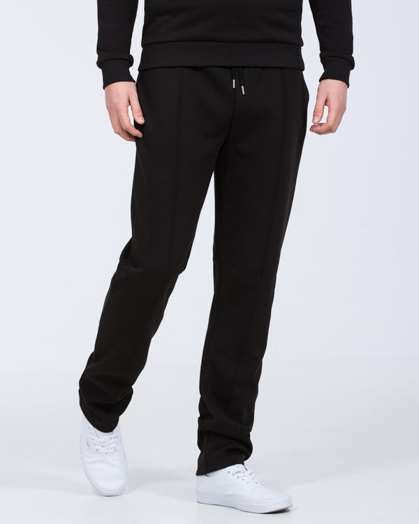 2t Elijah Tall Regular Fit Pintuck Joggers (black)