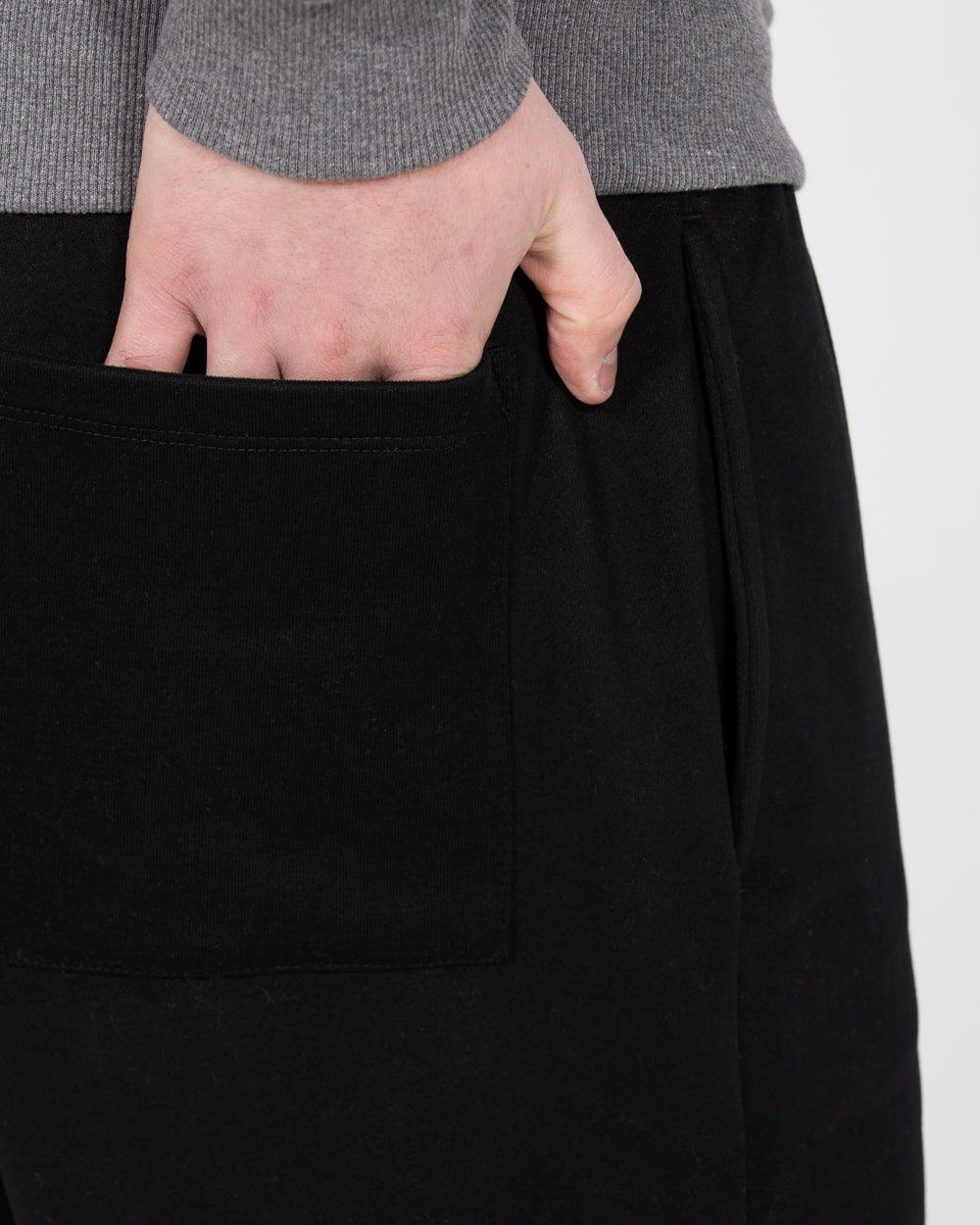 2t Corey Tall Mens Wide Leg Joggers (black) | Tall Mens Clothing