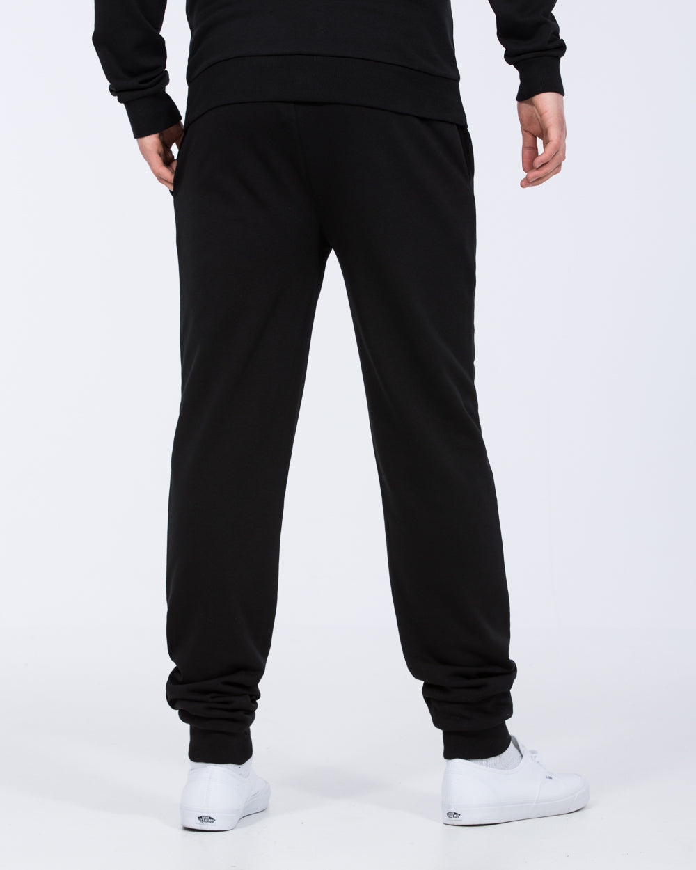 Essentalls Slim Fit Tall Mens Extra Long Joggers (black) | Tall