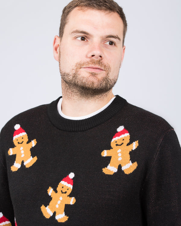 2t Giovanni Tall Gingerbread Christmas Jumper (black)