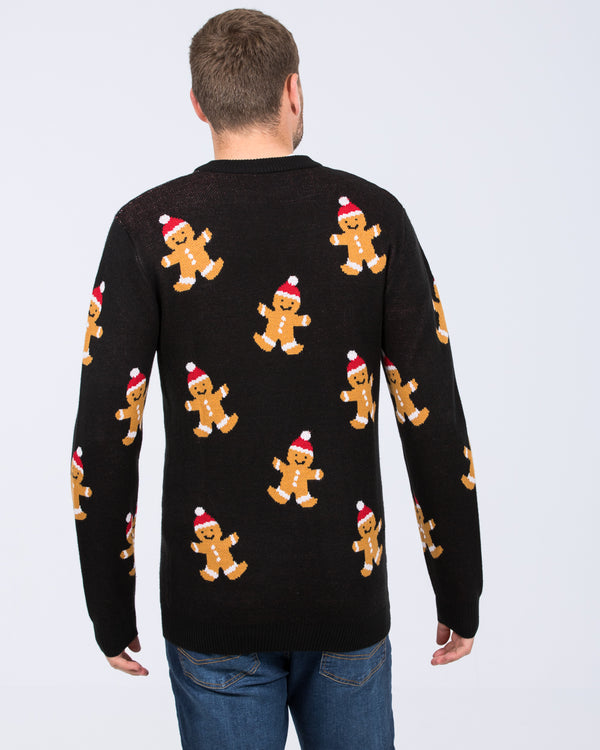 2t Giovanni Tall Gingerbread Christmas Jumper (black)