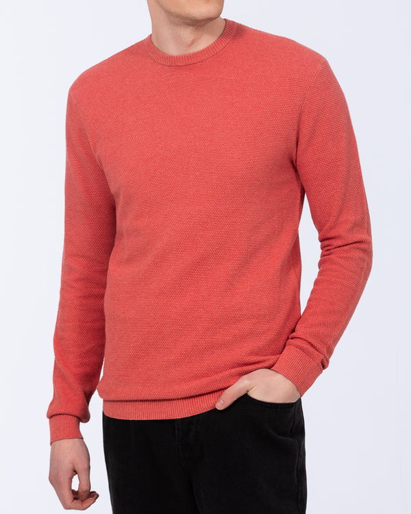 2t Alfred Tall Stitched Jumper (coral)