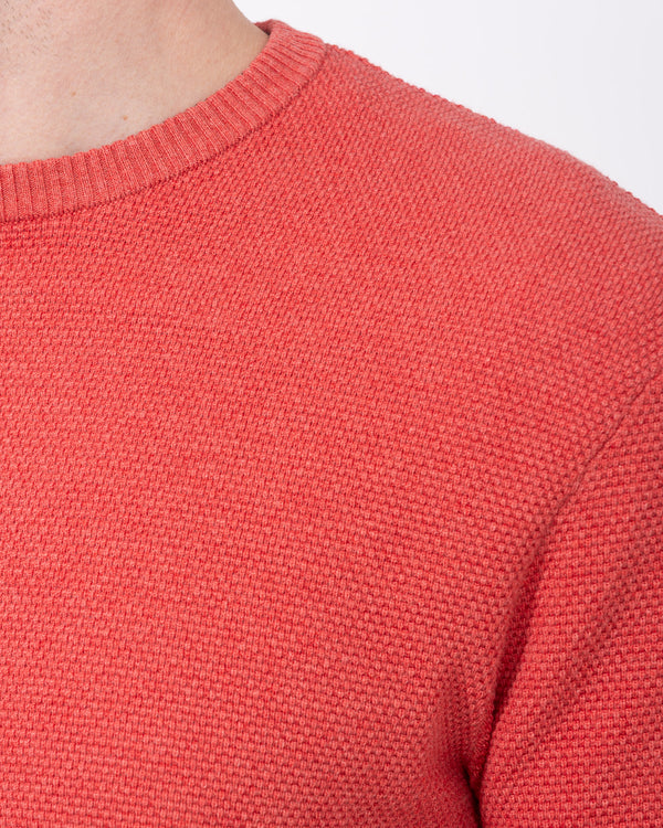 2t Alfred Tall Stitched Jumper (coral)
