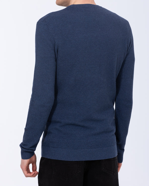 2t Alfred Tall Stitched Jumper (indigo)