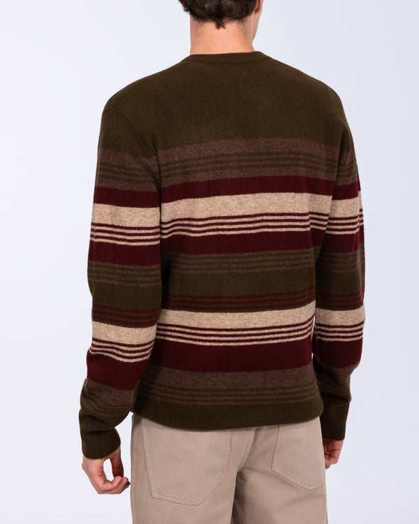 2t Cowan Tall Stripe Jumper (green stripe)