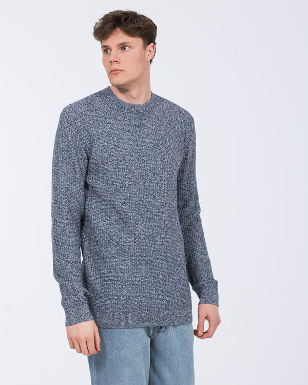 2t Xavier Tall Relaxed Fit Jumper (denim marl)