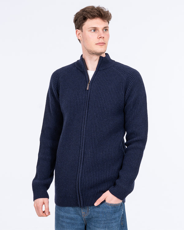 2t Tall Full Zip Up Cardigan (navy)