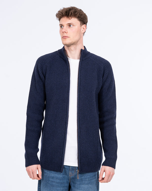2t Tall Full Zip Up Cardigan (navy)