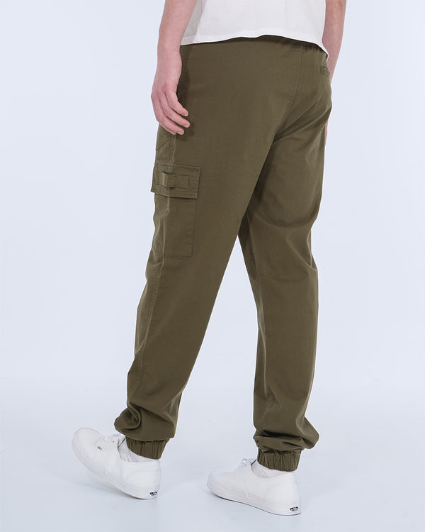 2t Jayden Regular Fit Tall Utility Cargo Trousers (khaki)