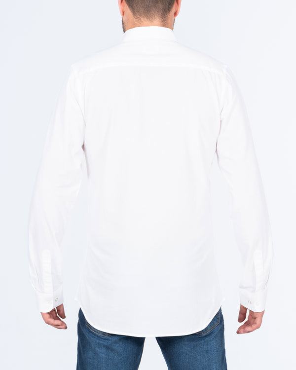 2t Logan Slim Fit Tall Oxford Shirt (white)