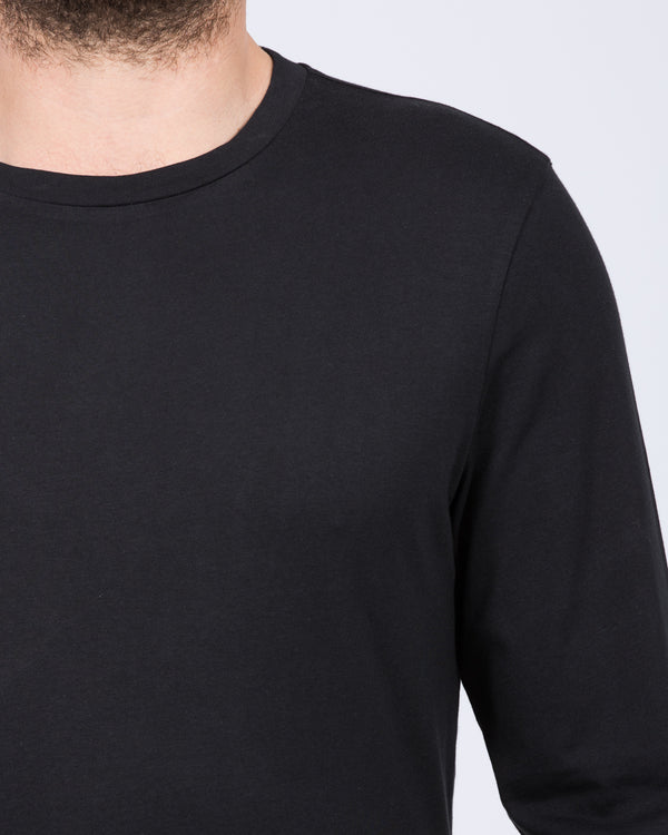 Essentalls Long Sleeve Tall T-Shirt (black)