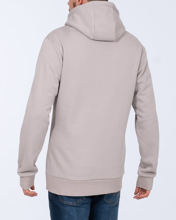 2t Lucien Tall Paris Oversized Pullover Hoodie (light grey)