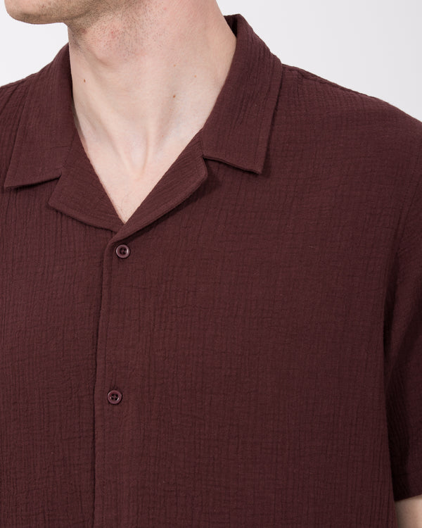 2t Tall Darius Short Sleeve Shirt (burgundy)