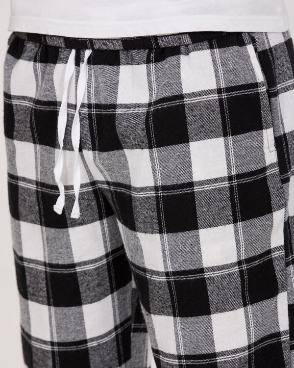 2t Ashton Tall Pyjama Bottoms (black pattern)