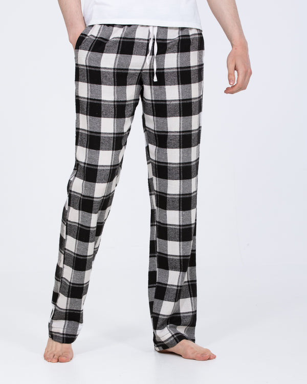 2t Ashton Tall Pyjama Bottoms (black pattern)