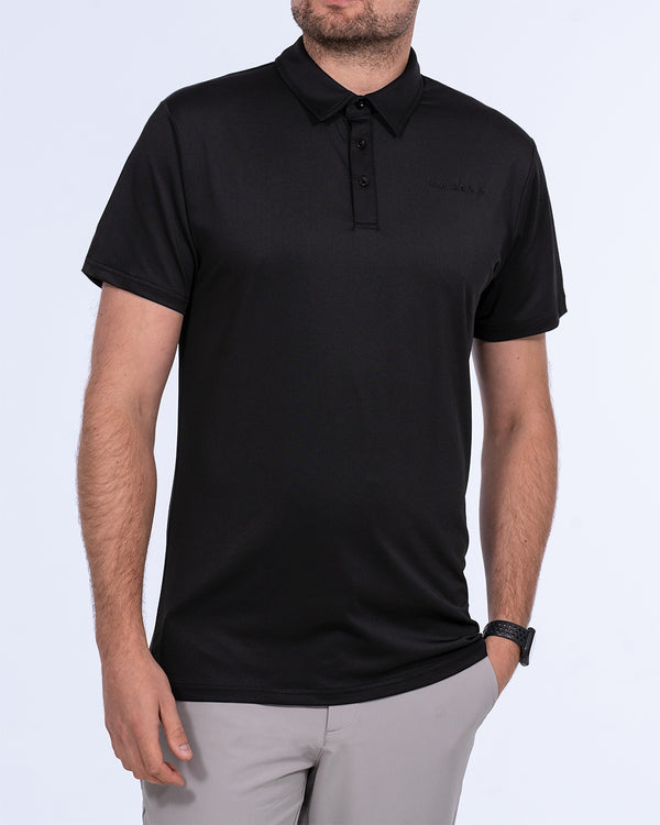 Parell Active Tall Polo Shirt (black)