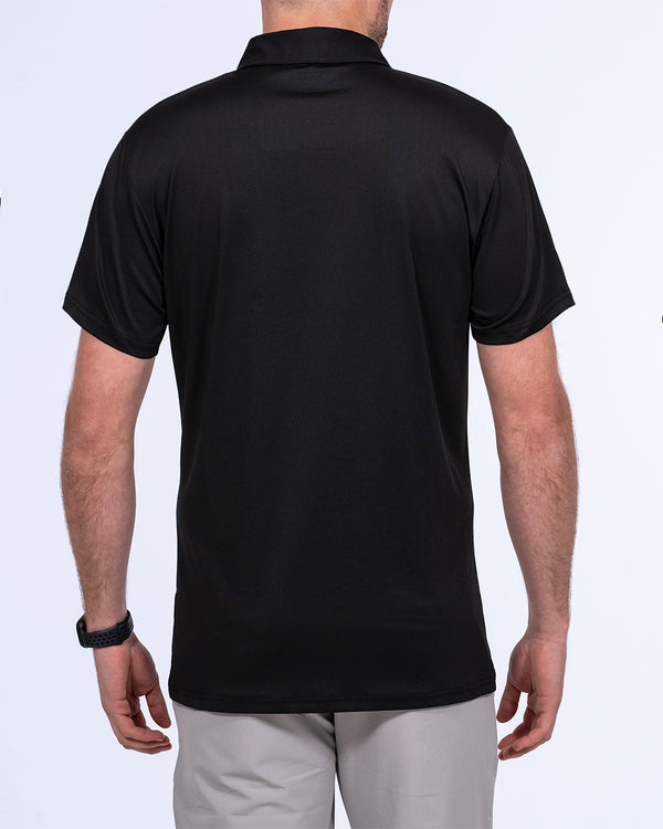Parell Active Tall Polo Shirt (black)