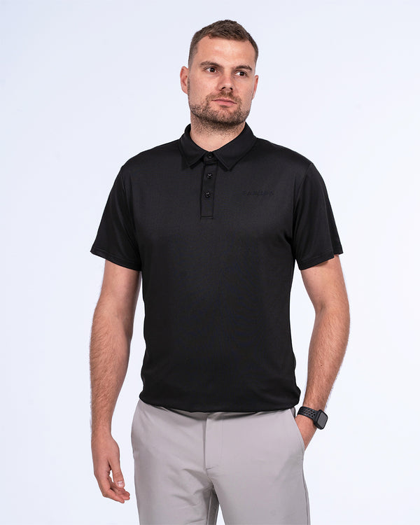 Parell Active Tall Polo Shirt (black)