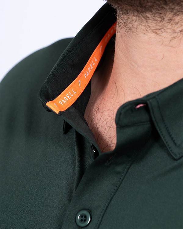 moss polo Parell Active Tall Mens Polo Shirt (iron moss)