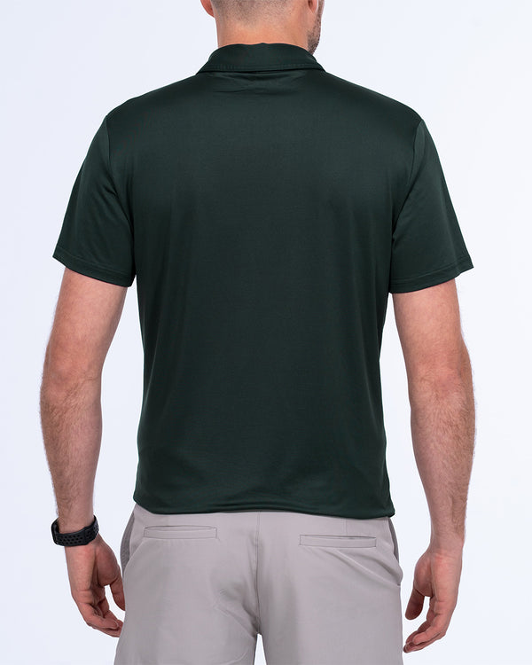 Parell Active Tall Polo Shirt (iron moss)
