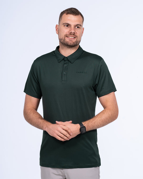 moss polo Parell Active Tall Mens Polo Shirt (iron moss)