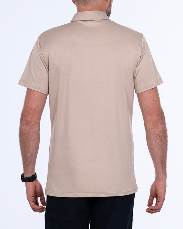 Parell Active Tall Polo Shirt (taupe)
