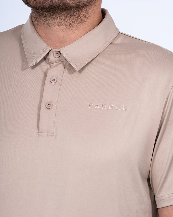 Parell Active Tall Polo Shirt (taupe)