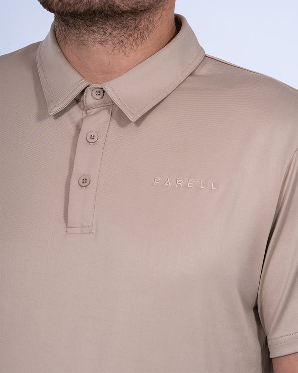 Parell Active Tall Polo Shirt (taupe)