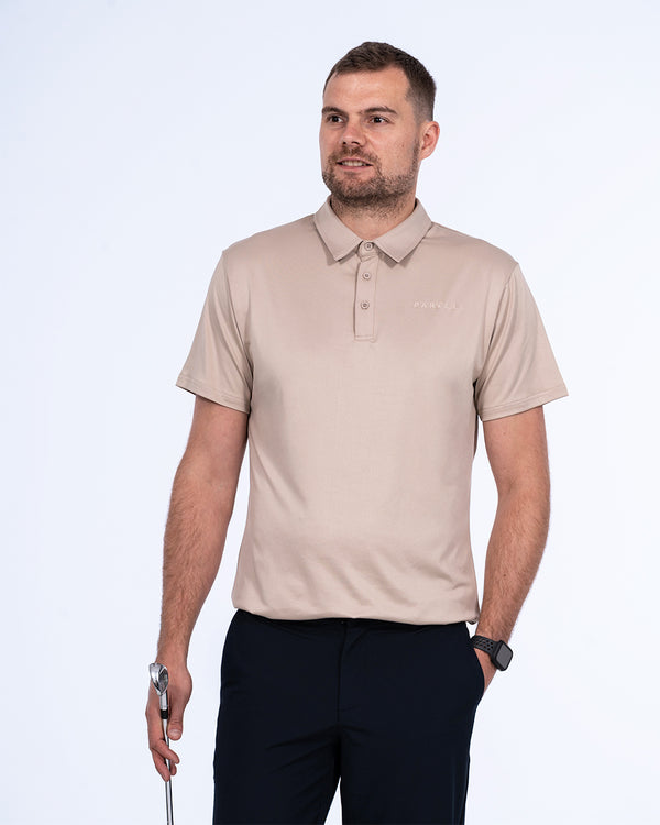 Parell Active Tall Polo Shirt (taupe)