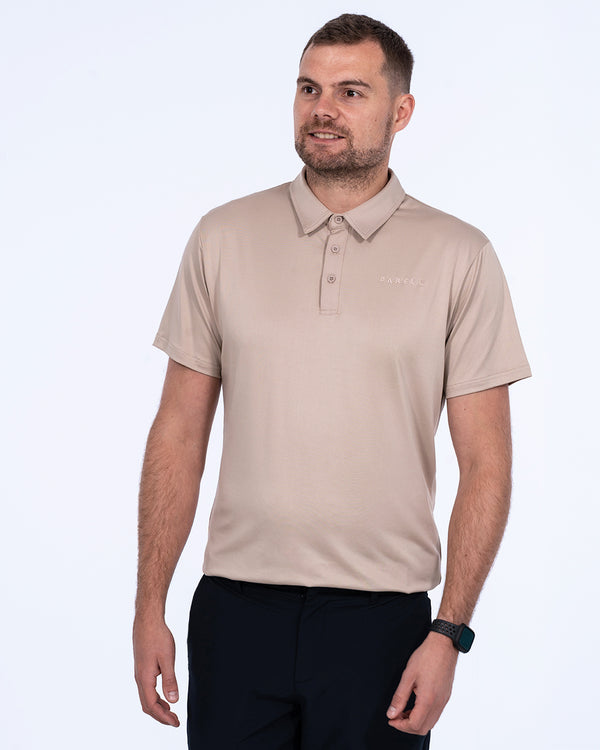 Parell Active Tall Polo Shirt (taupe)