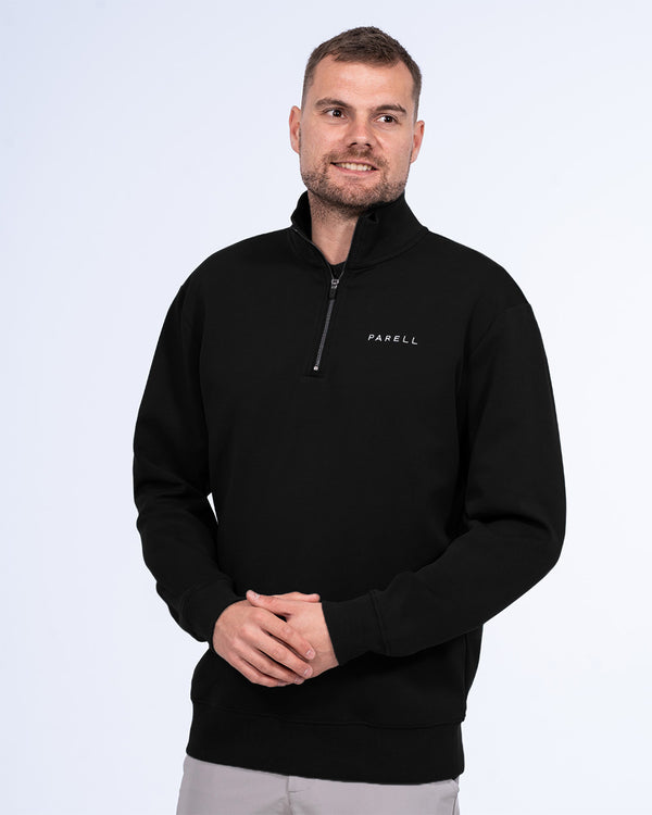 Parell Active Tall Quarter Zip Mid Layer Top (black)