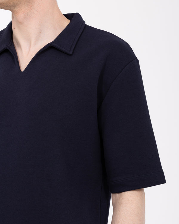 2t Jarvis Tall Oversized Polo (navy)