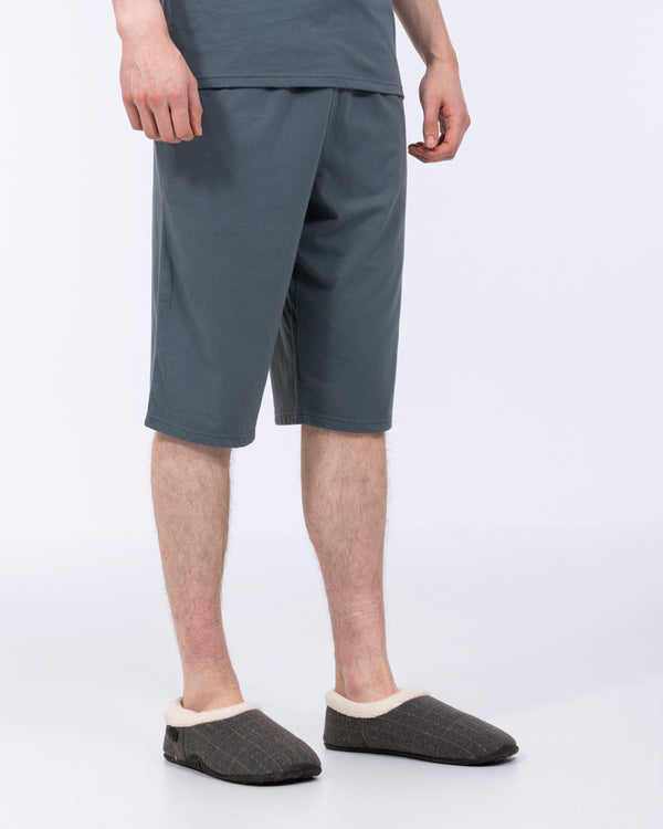 2t Talisman Tall Jersey Pyjama Shorts (petrol blue)