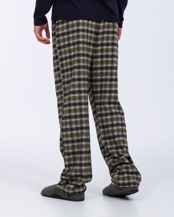 2t Wren Tall Pyjama Bottoms (khaki check)