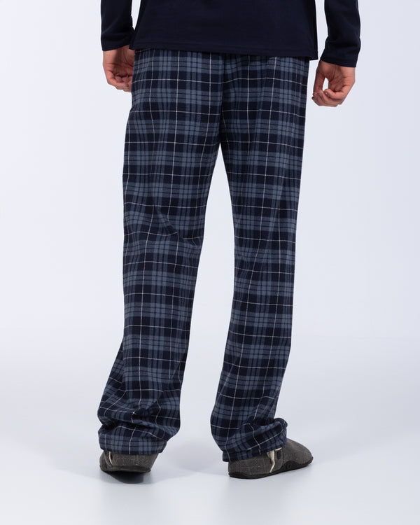 2t Wren Tall Pyjama Bottoms (mid blue check)