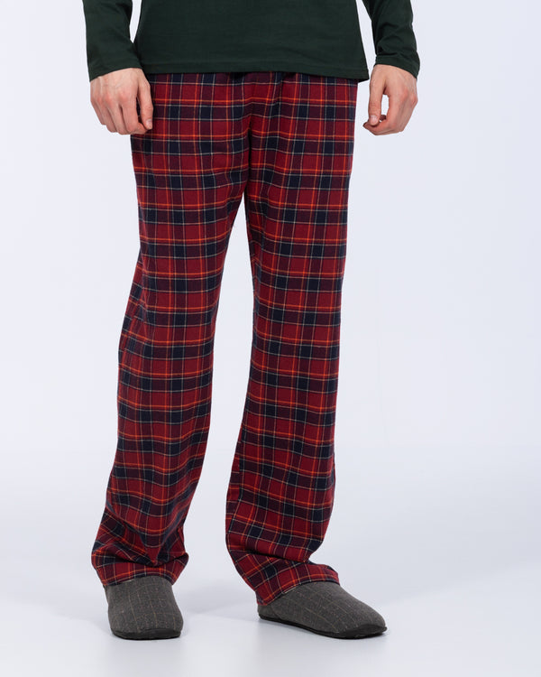 2t Wren Tall Pyjama Bottoms (red/navy check)