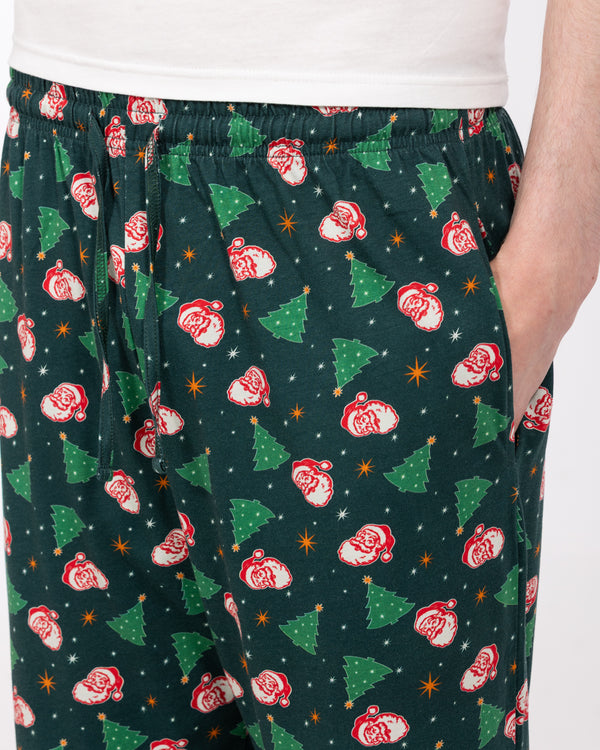 2t Mac Tall Jersey Pyjama Set (green pattern)